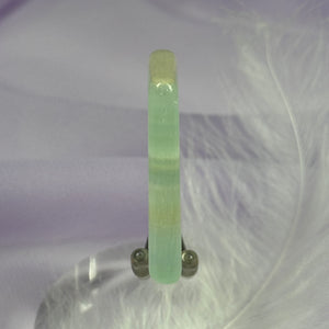 Banded Green Calcite crystal polished slice 16.4g SN55657