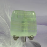Banded Green Calcite crystal polished slice 14.7g SN55658