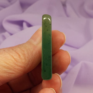 Rare Green Grossular Garnet slice, Grossularite 13.9g SN50118