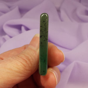 Rare Green Grossular Garnet slice, Grossularite 18.3g SN50119