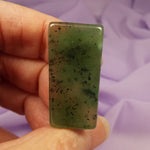 Rare Green Grossular Garnet slice, Grossularite 13.0g SN50120