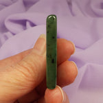 Rare Green Grossular Garnet slice, Grossularite 16.5g SN50121