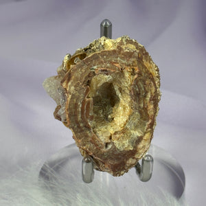 Rare natural Hyalite Opal crystal in matrix 64g SN54381