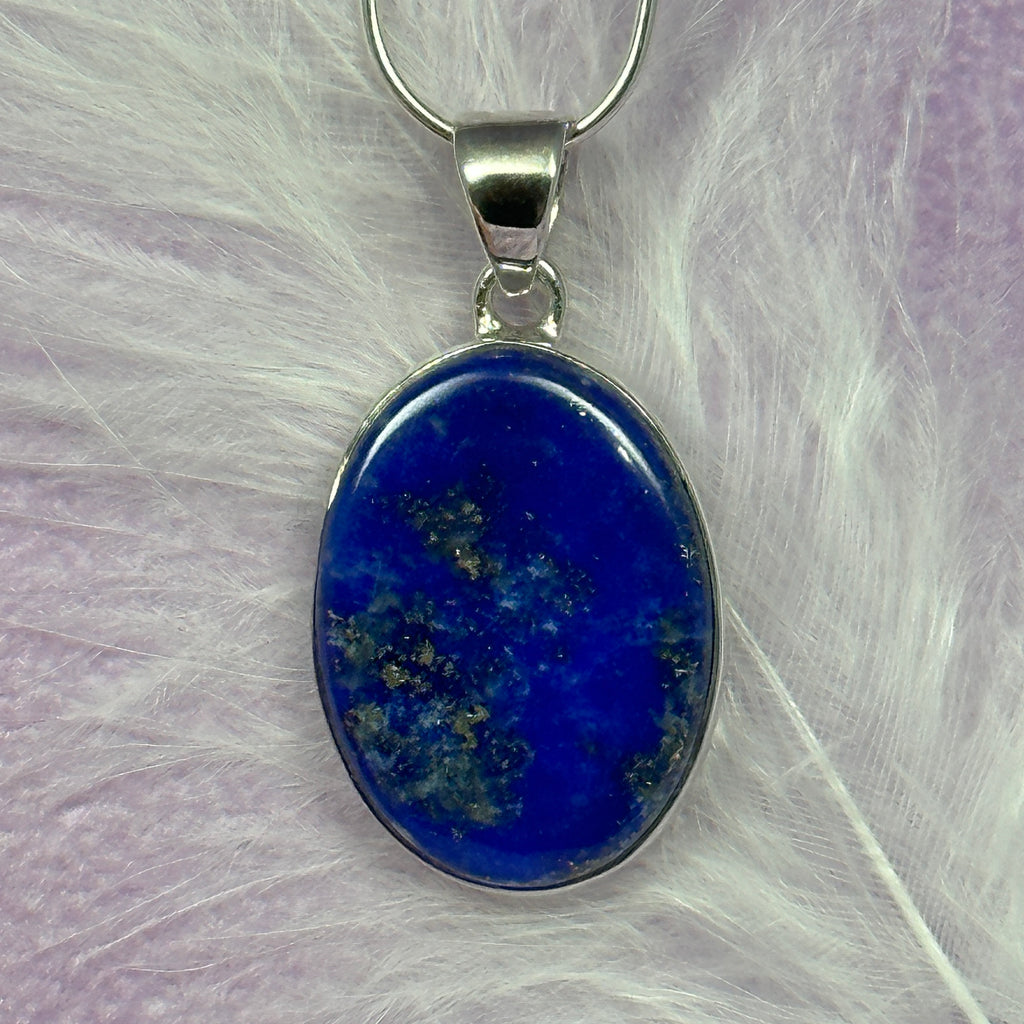 925 Silver Lapis Lazuli crystal pendant 6.7g SN54328