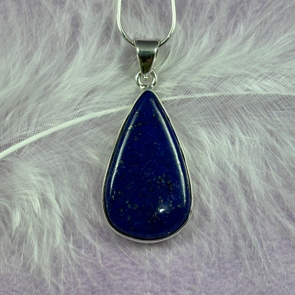 925 Silver Lapis Lazuli crystal pendant 5.1g SN56109