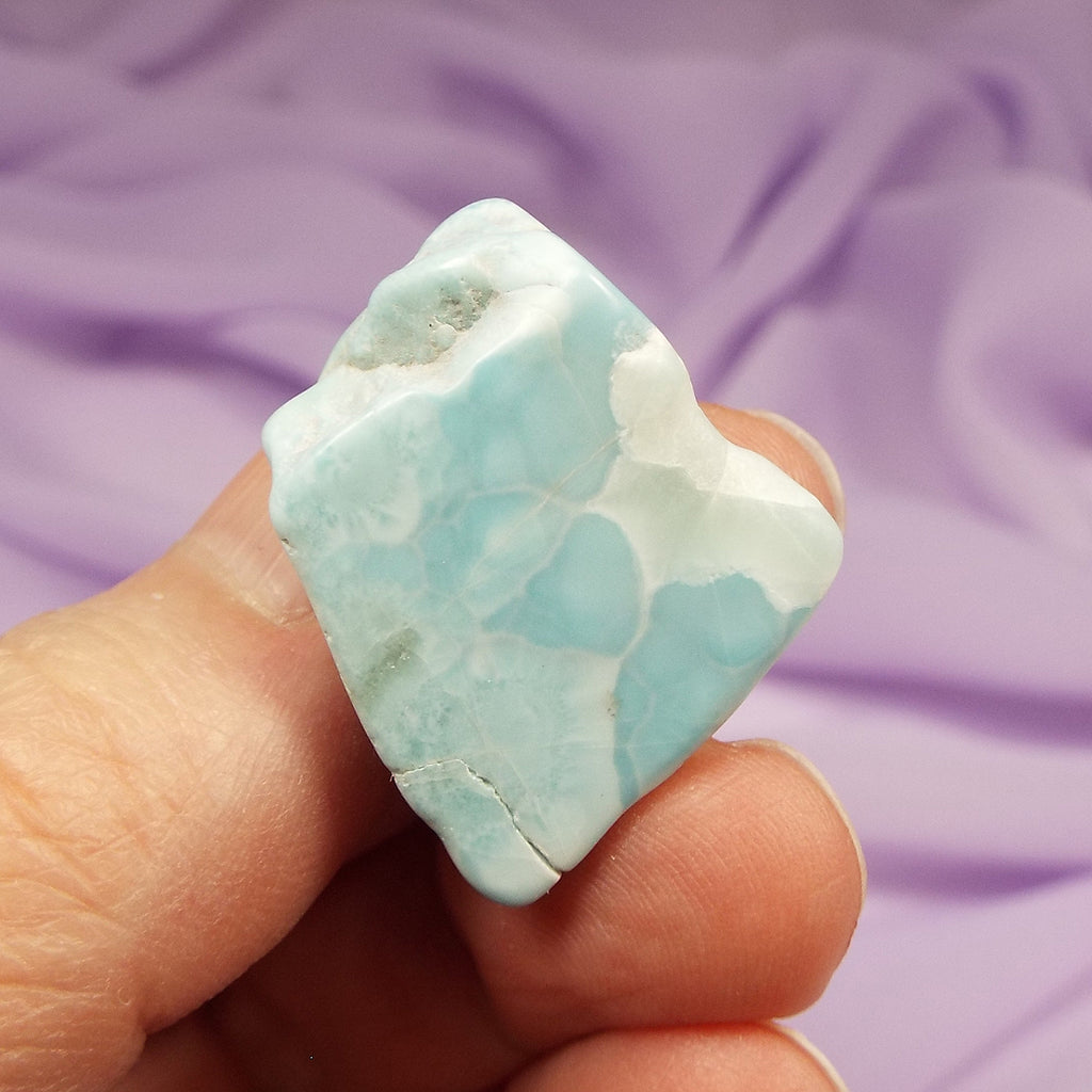 Small polished piece of Larimar 9.7g SN42522
