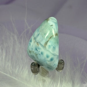 Clearance - Beautiful A grade Larimar tumble stone 19.5g SN49998