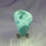 Beautiful large A grade Larimar crystal tumble stone 23g SN50000