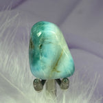 Beautiful A grade Larimar crystal tumble stone 18.1g SN50001