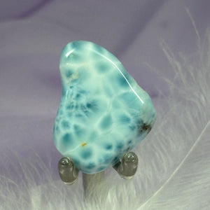 Beautiful A grade Larimar crystal tumble stone 12.2g SN50003