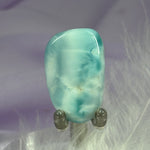 Beautiful A grade Larimar crystal tumble stone 10.4g SN50005