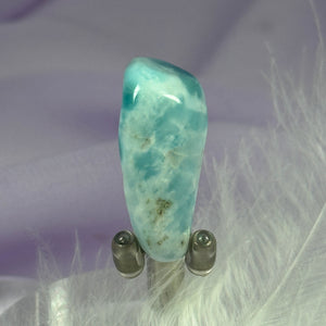 Beautiful A grade Larimar crystal tumble stone 10.4g SN50005