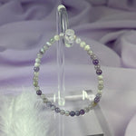 Lavender Jade bead bracelet 4.5g SN54760