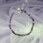 Lepidolite crystal bead bracelet 5.0g SN54737