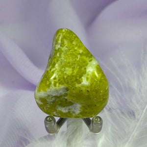 Rare Lizardite, Serpentine crystal tumble stone 20g SN56154