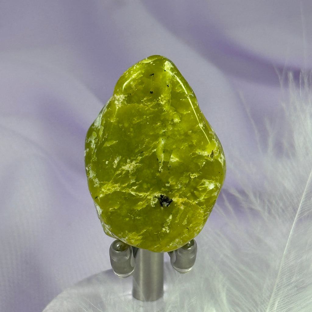 Rare Lizardite, Serpentine crystal tumble stone 20g SN56156