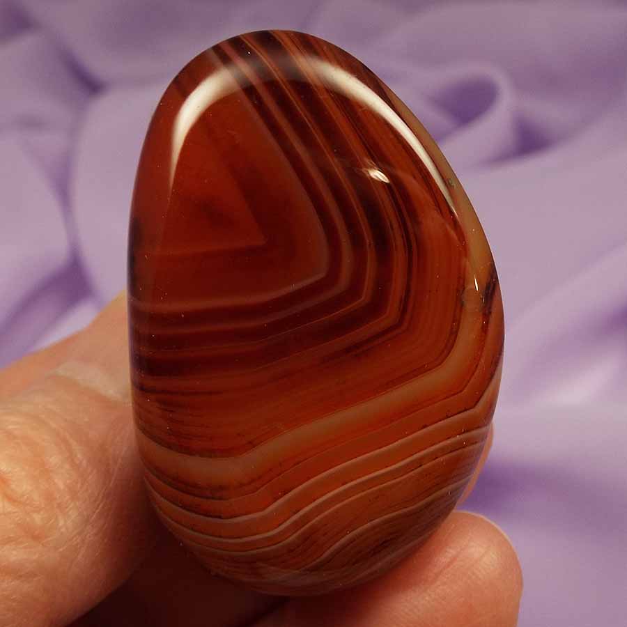 Beautiful Mad River Agate polished stone 30g SN39751