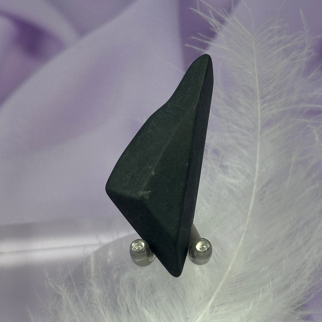 Clearance - V. rare smoothed piece Master Shamanite, Black Calcite 7.5g SN53895