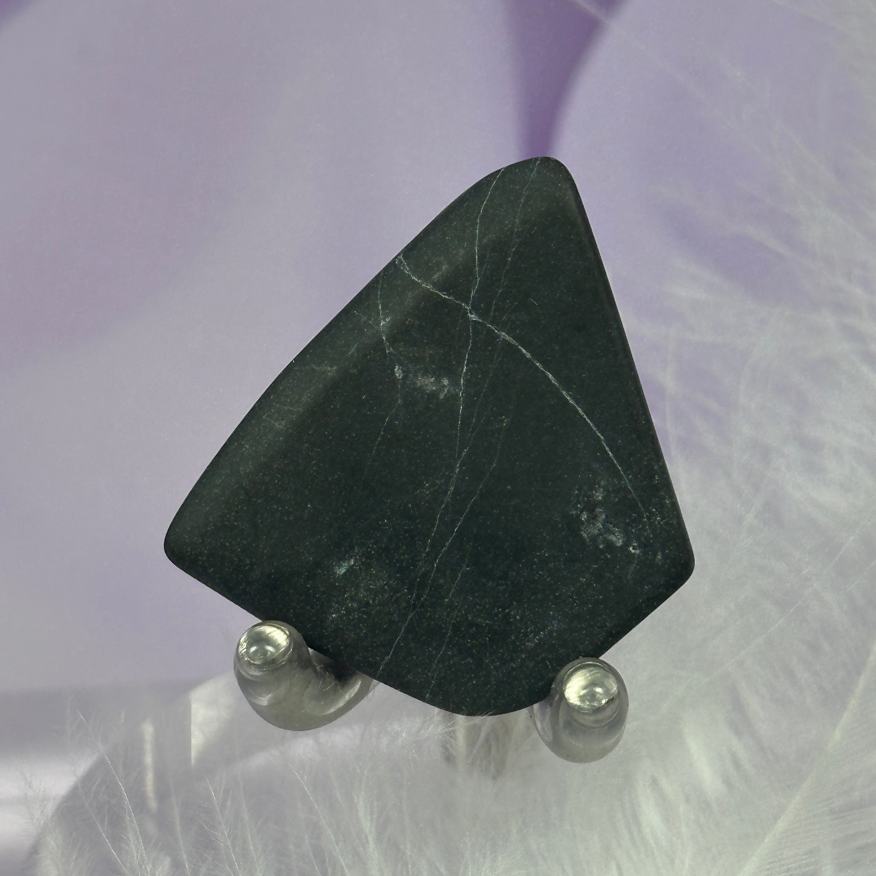 Clearance - V. rare smoothed piece Master Shamanite, Black Calcite 5.9g SN53896