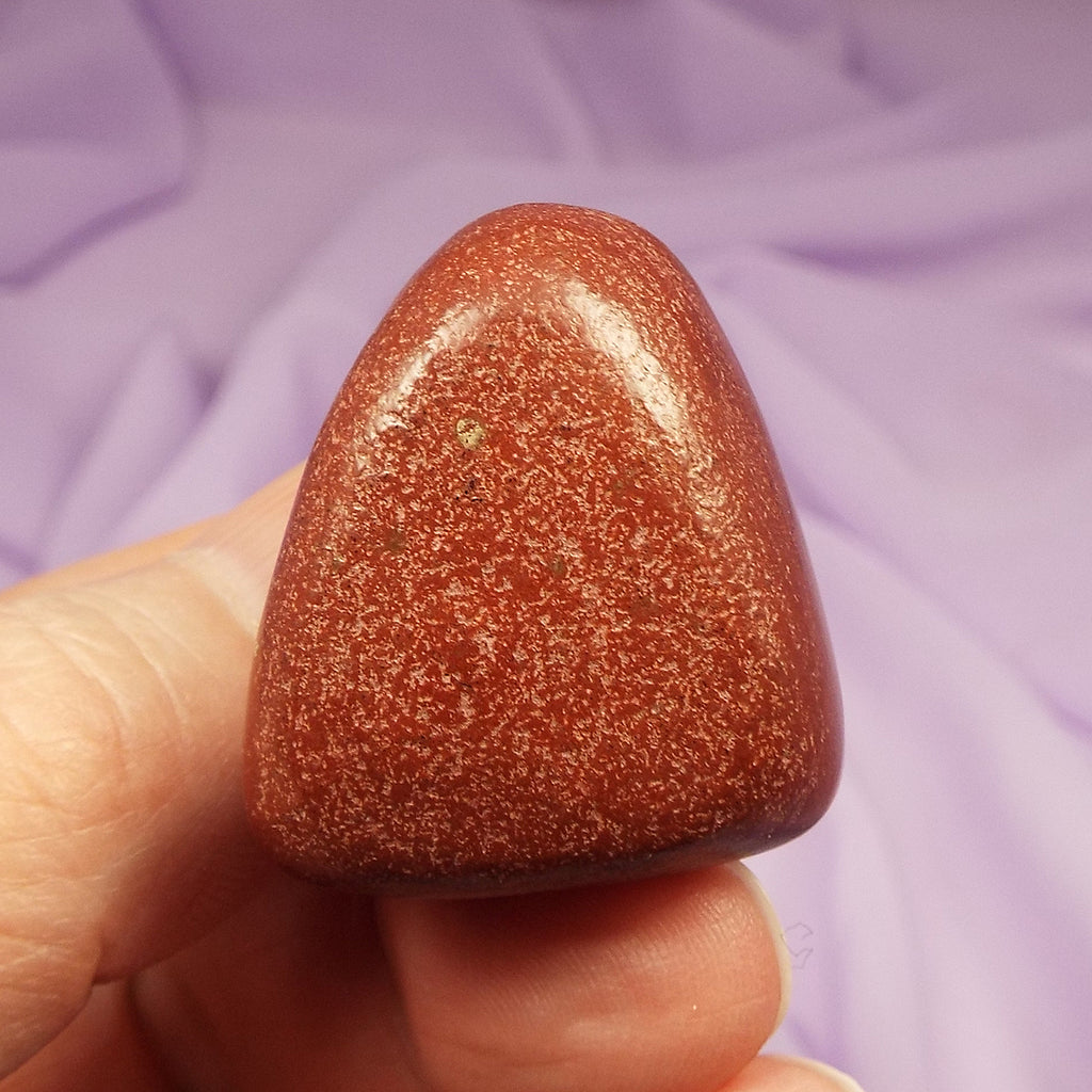 Rare Catlinite Minnesota Pipestone tumble stone 33g SN55529