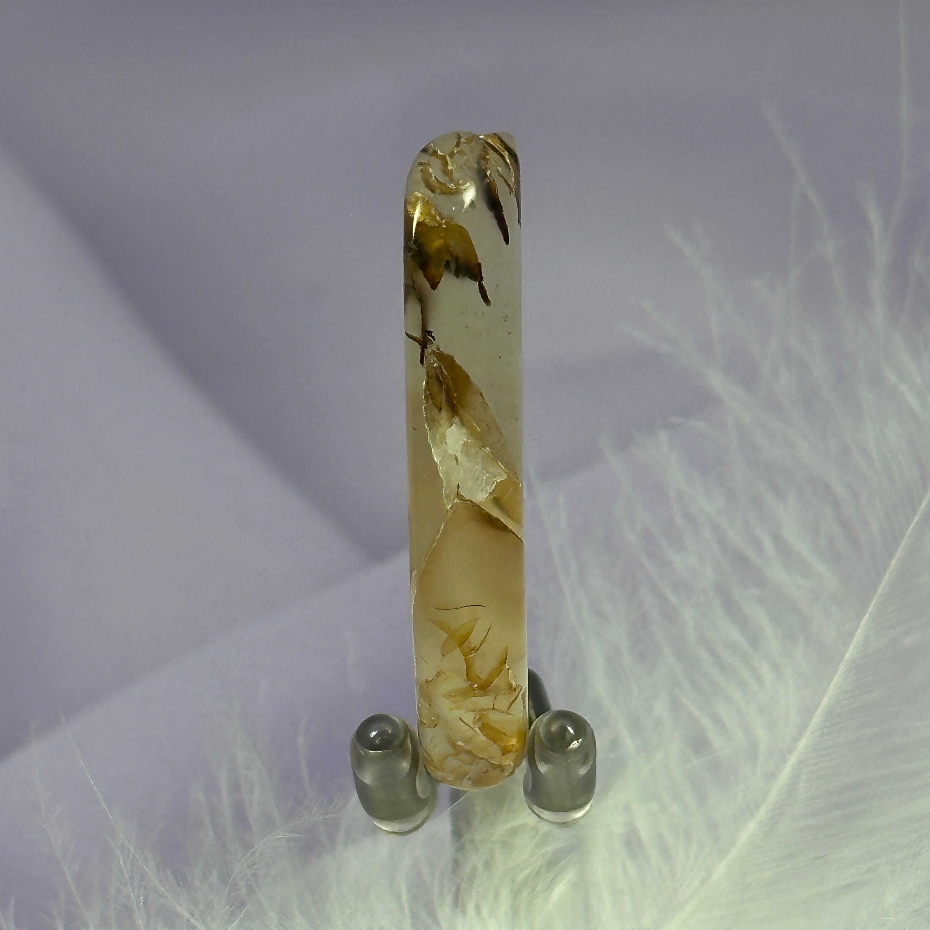 Polished piece Montana Moss Agate crystal 9.4g SN53814