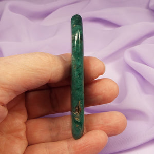 Rare Mtorolite polished piece, wand, Chrome Chalcedony 20g SN54933