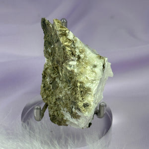 Natural piece Native Silver in Calcite 98g SN55723