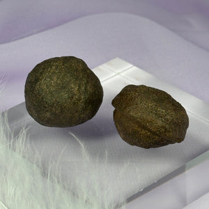 Pair of Moqui Marbles, Shaman Stones 53g SN55371