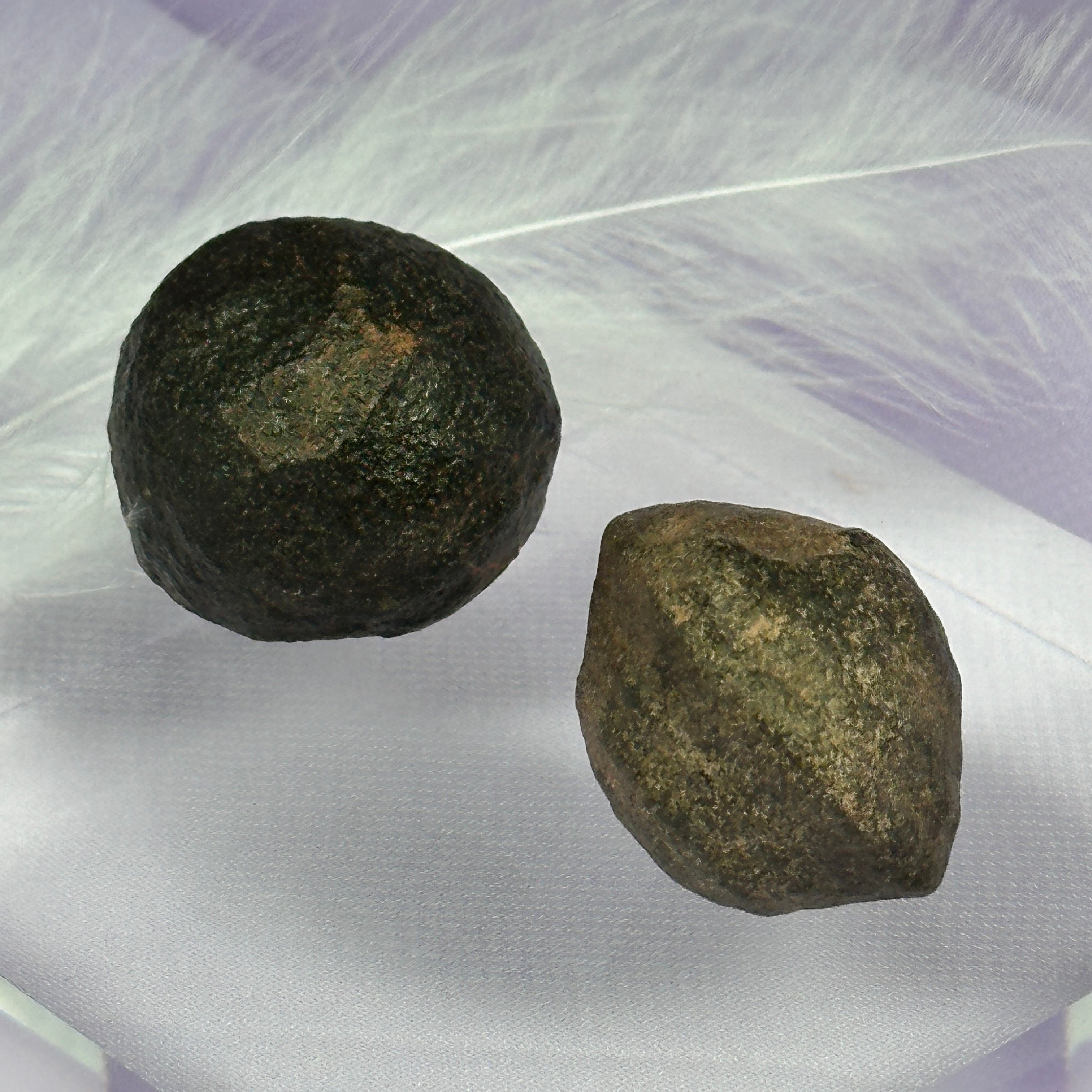 Pair of Moqui Marbles, Shaman Stones 39g SN55372