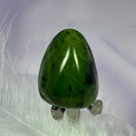 Dark green Nephrite Jade crystal tumble stone 21g SN56160
