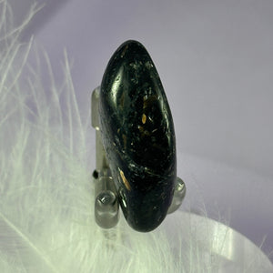 Rare Nuummite crystal tumble stone, Greenland 11.7g SN55935