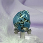 Rare Owyhee Blue Opal crystal tumble stone 13.1g SN53134