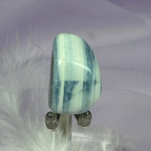 Rare Owyhee Blue Opal crystal tumble stone 12.1g SN53136
