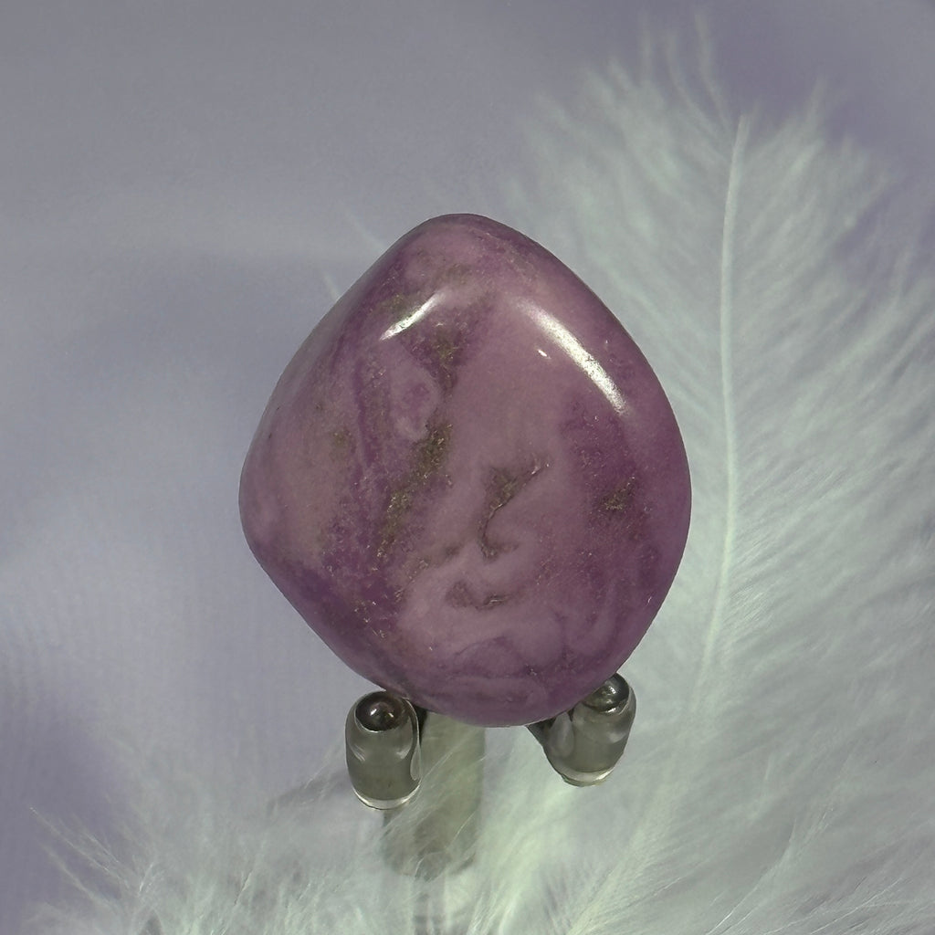 Rare Phosphosiderite crystal tumble stone 18.0g SN56174