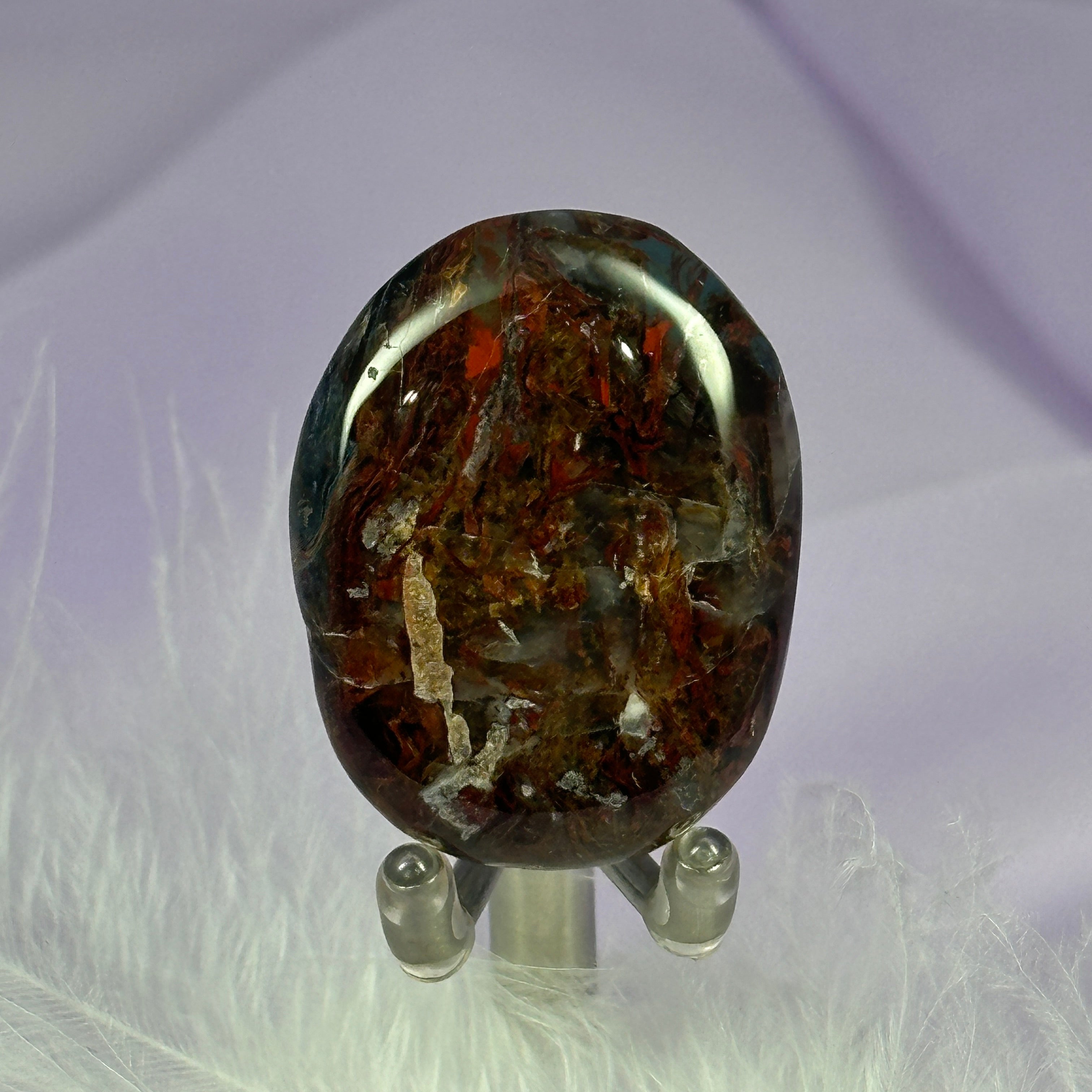 Rare Pietersite crystal smooth stone 14.6g SN49603