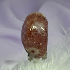 Rare large Pink Amethyst crystal hand polished stone 36g SN49872