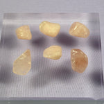 Beautiful A grade 6 x small Pink Beryl, Morganite tumble stones 12.9g SN32476