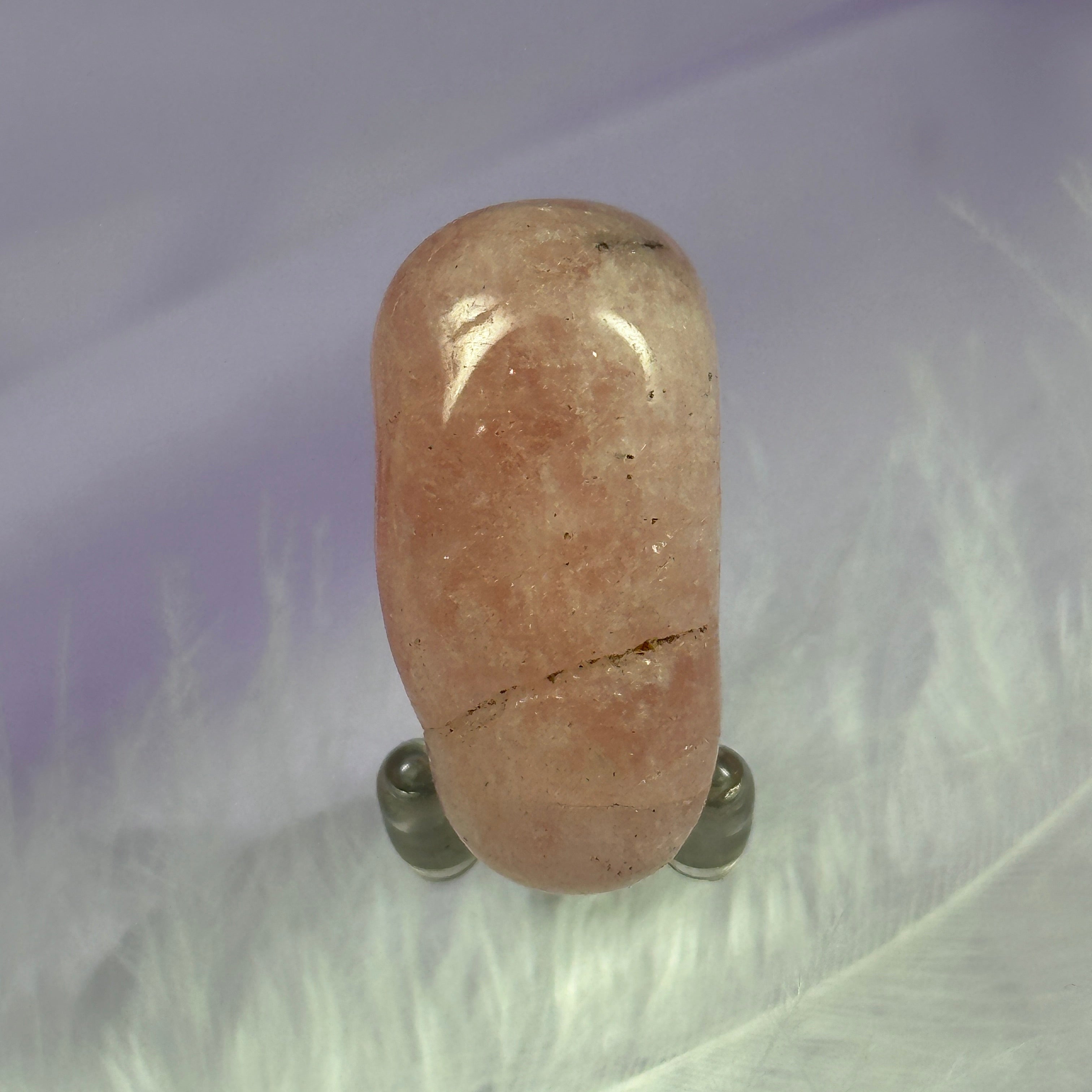 Beautiful Pink Beryl tumble stone, Morganite 16.1g SN56182