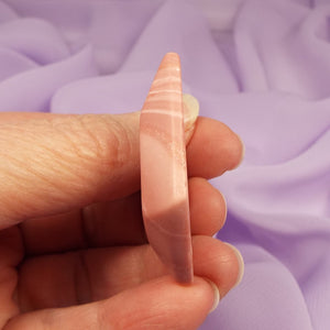 Flat hand polished piece Pink Opal crystal 11.2g SN32873