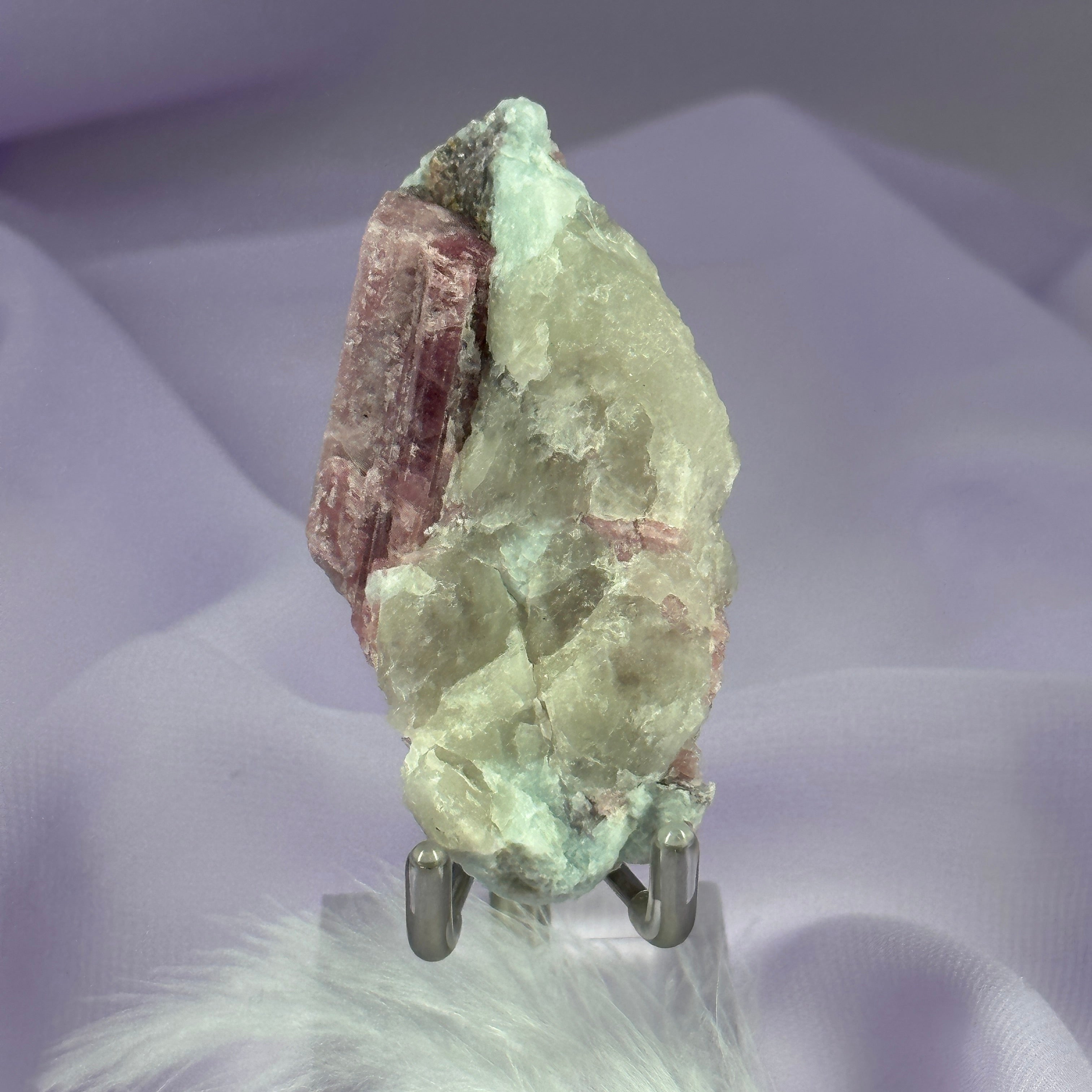 Natural piece Pink Tourmaline, Rubellite, Lepidolite, Quartz 76g SN54839