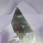Rare flat polished piece Purple Dendritic Agate, Chalcedony 8.5g SN27730