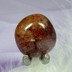 Red Fire Hematite Quartz crystal tumble stone 15.3g SN56201