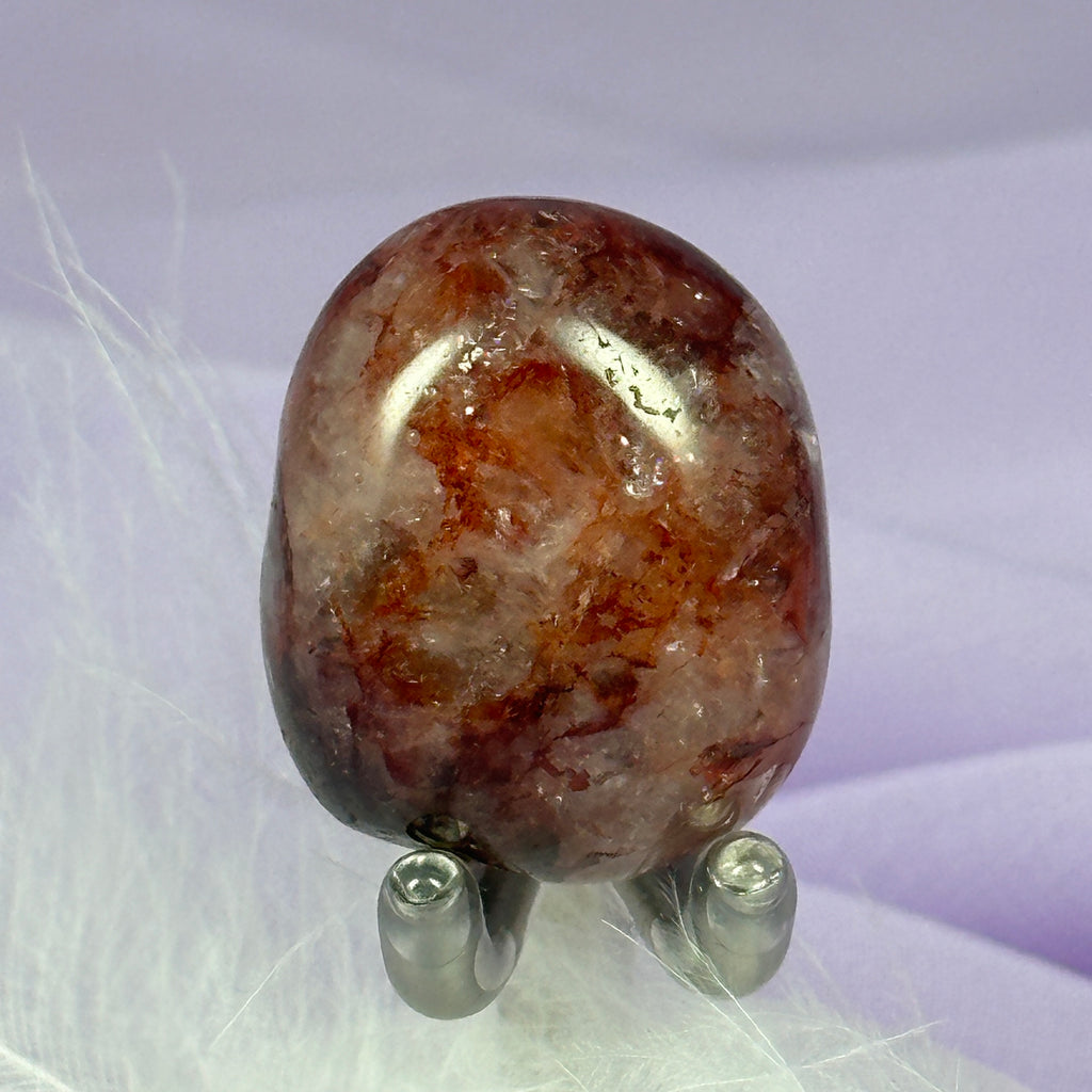 Red Fire Hematite Quartz crystal tumble stone 16.0g SN56202