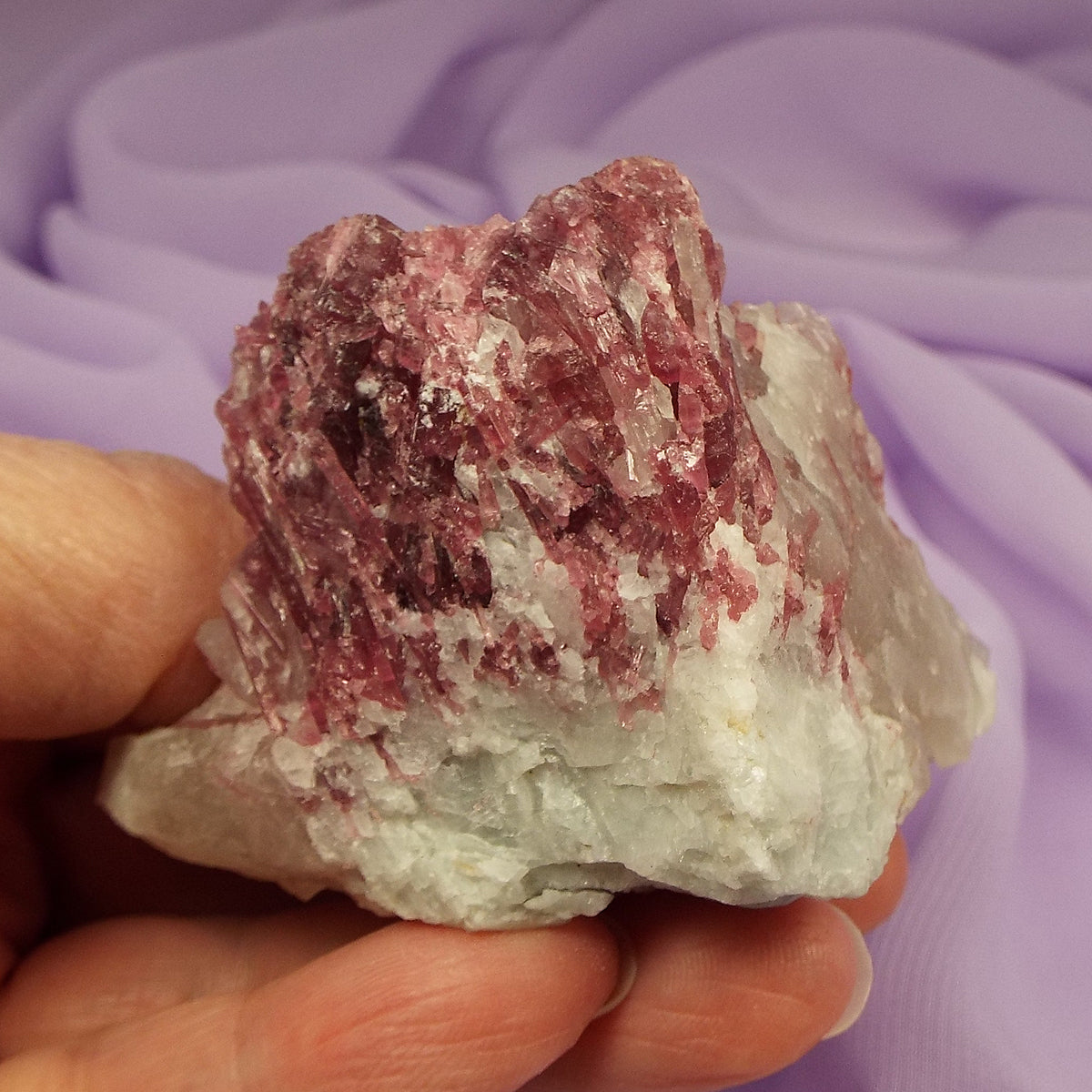 Natural piece Pink Tourmaline in Quartz 102g SN54840