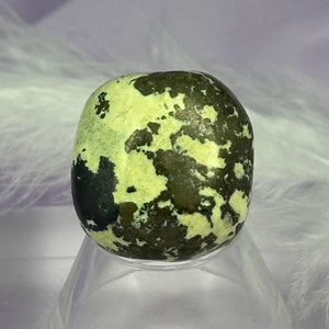 Serpentine with Pyrite tumble stone 22g SN47400
