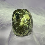 Serpentine with Pyrite tumble stone 24g SN47403