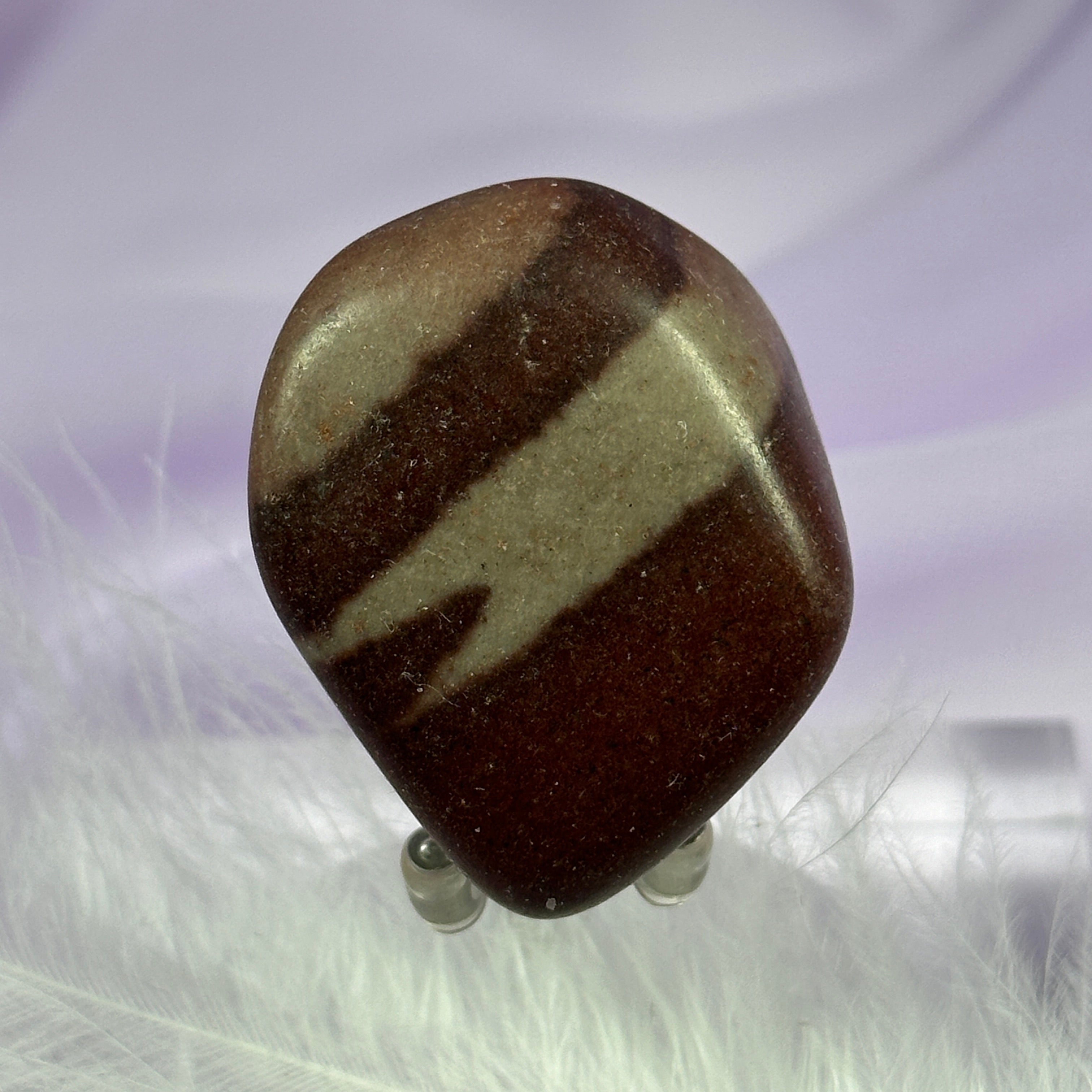 Narmedeswar Shiva Lingam Stone crystal large tumble stone 38g SN14725