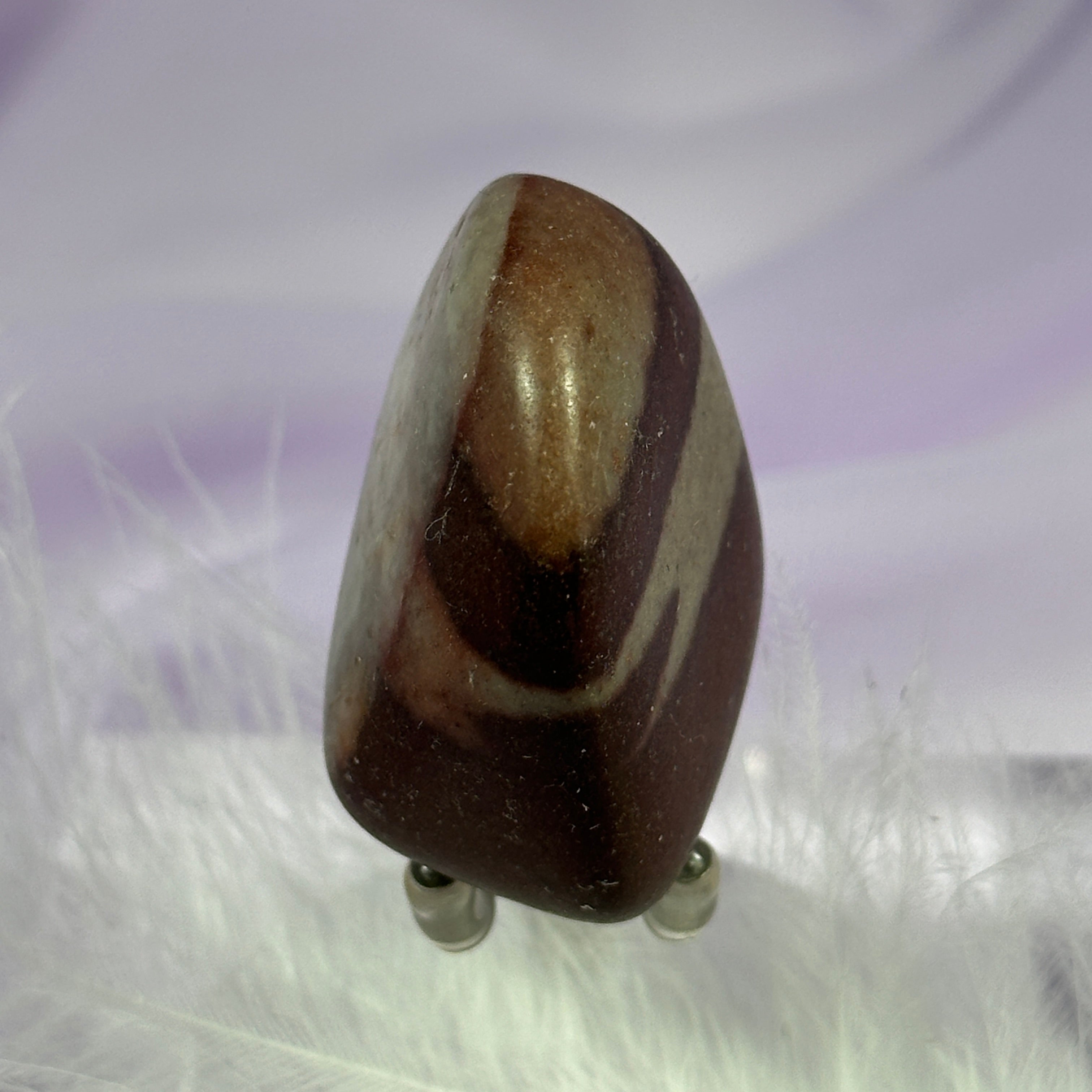 Narmedeswar Shiva Lingam Stone crystal large tumble stone 38g SN14725