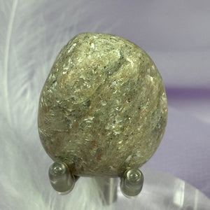 Sparkly Silver Aventurine tumble stone 15.4g SN53517