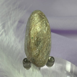 Sparkly Silver Aventurine tumble stone 15.4g SN53517